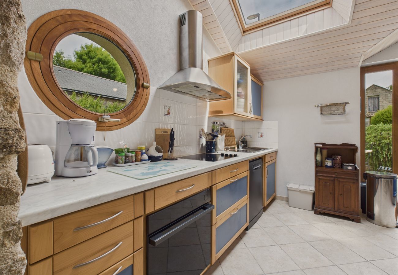 Ferienhaus in Saint-Gildas-de-Rhuys - Garten – Haus für 4 Erwachsene und 3 Kinder