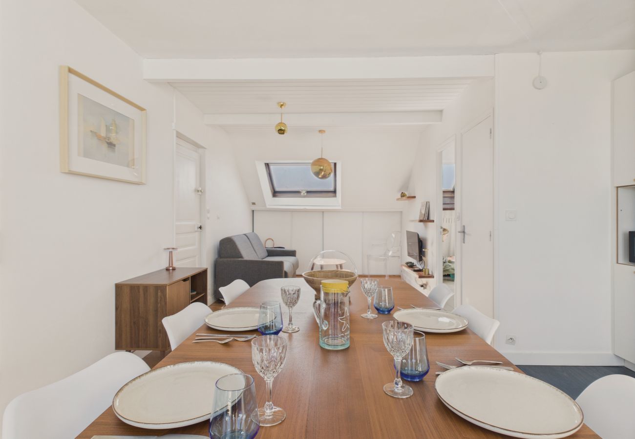 Ferienwohnung in Pornichet - Meerblick – Wohnung für 2 Erwachsene und 1 Kind