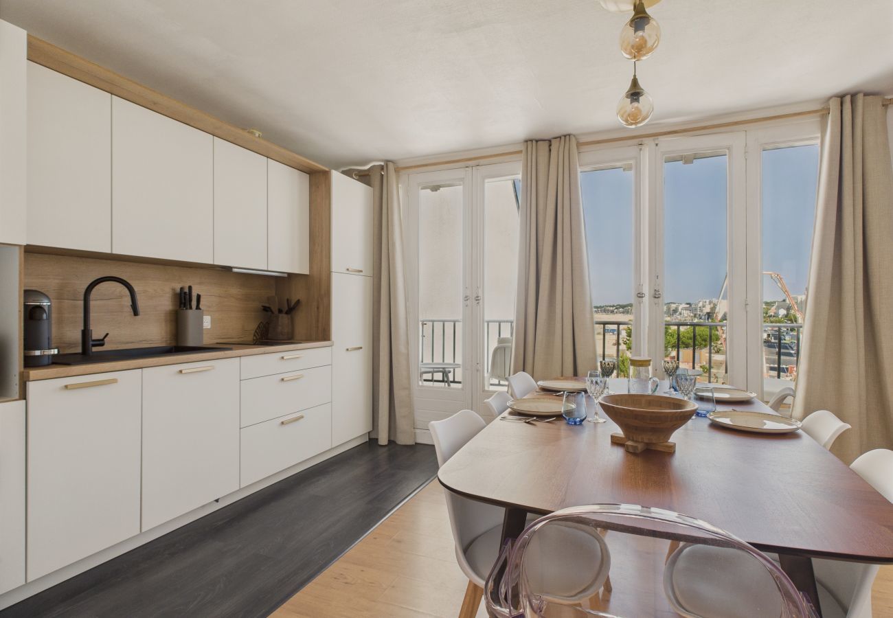 Ferienwohnung in Pornichet - Meerblick – Wohnung für 2 Erwachsene und 1 Kind