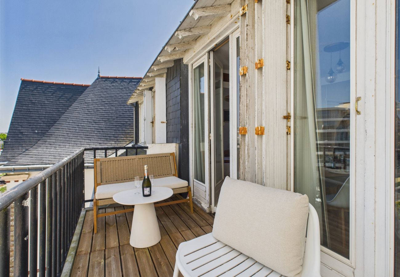 Ferienwohnung in Pornichet - Meerblick – Wohnung für 2 Erwachsene und 1 Kind