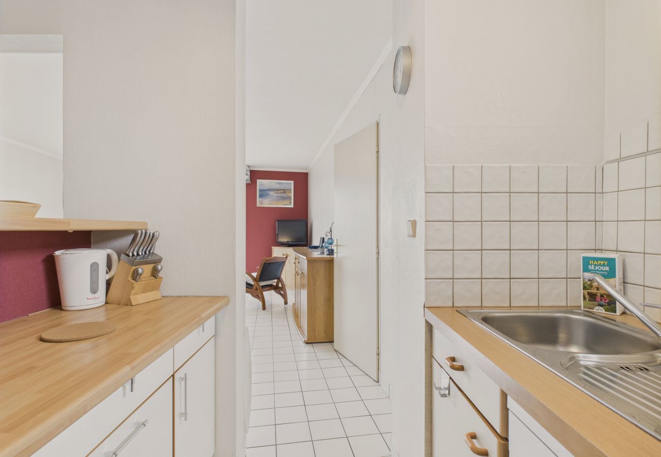 Ferienwohnung in Erquy - Meerblick – 25 m zum Strand, für 4 Pers 