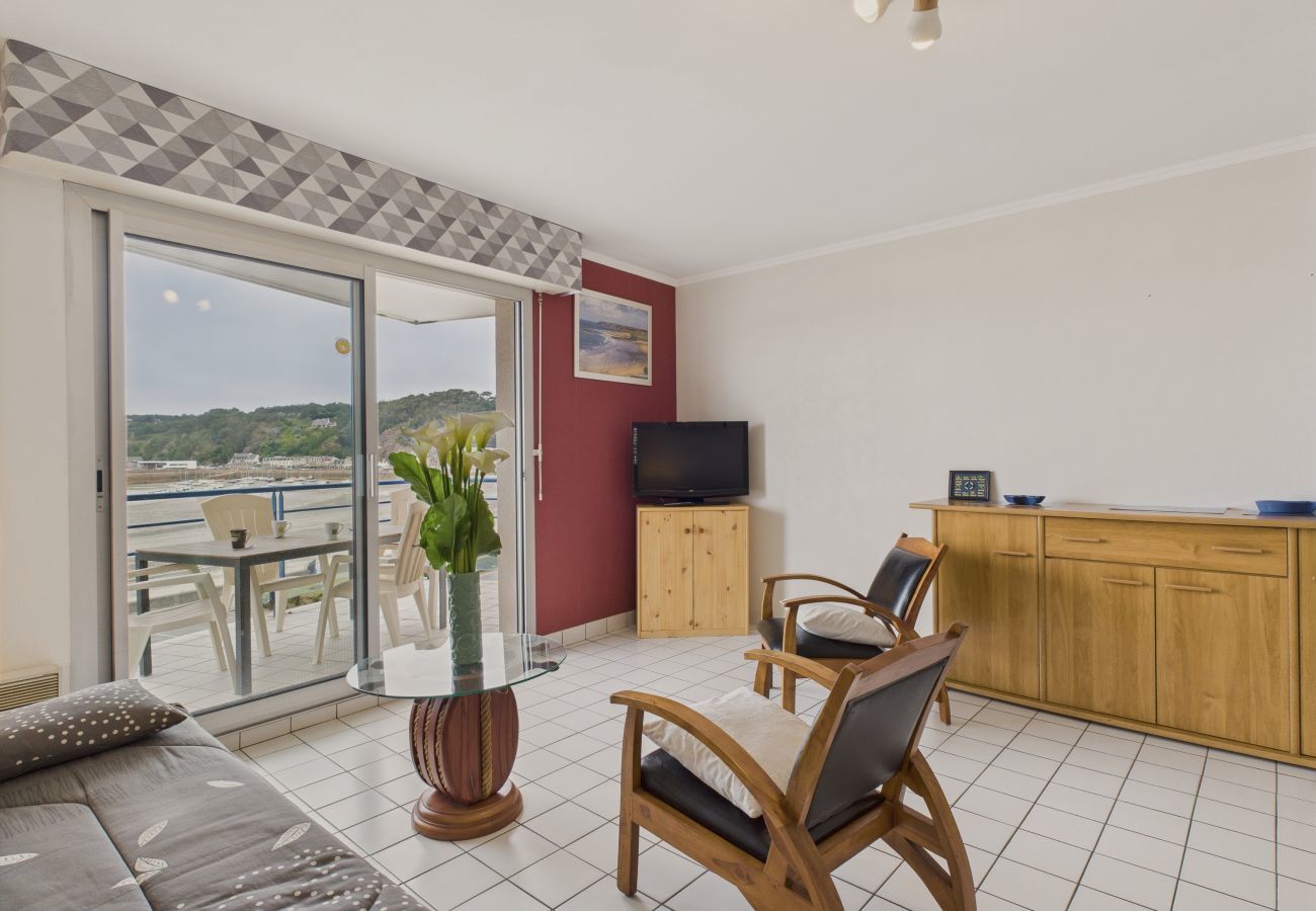 Ferienwohnung in Erquy - Meerblick – 25 m zum Strand, für 4 Pers 