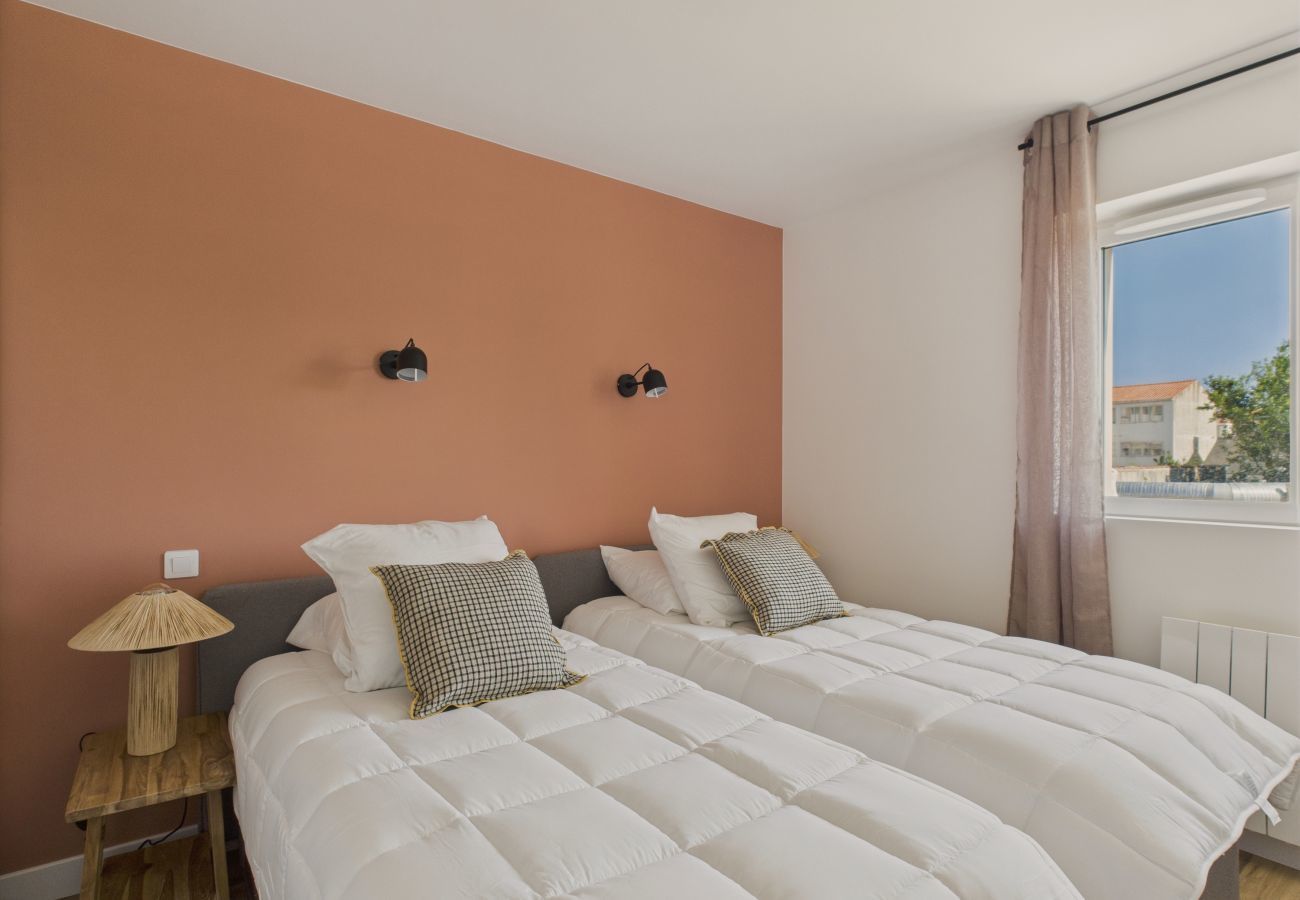 Ferienwohnung in Saint-Gilles-Croix-de-Vie - Meerblick – Schöne Wohnung mit Balkon für 8
