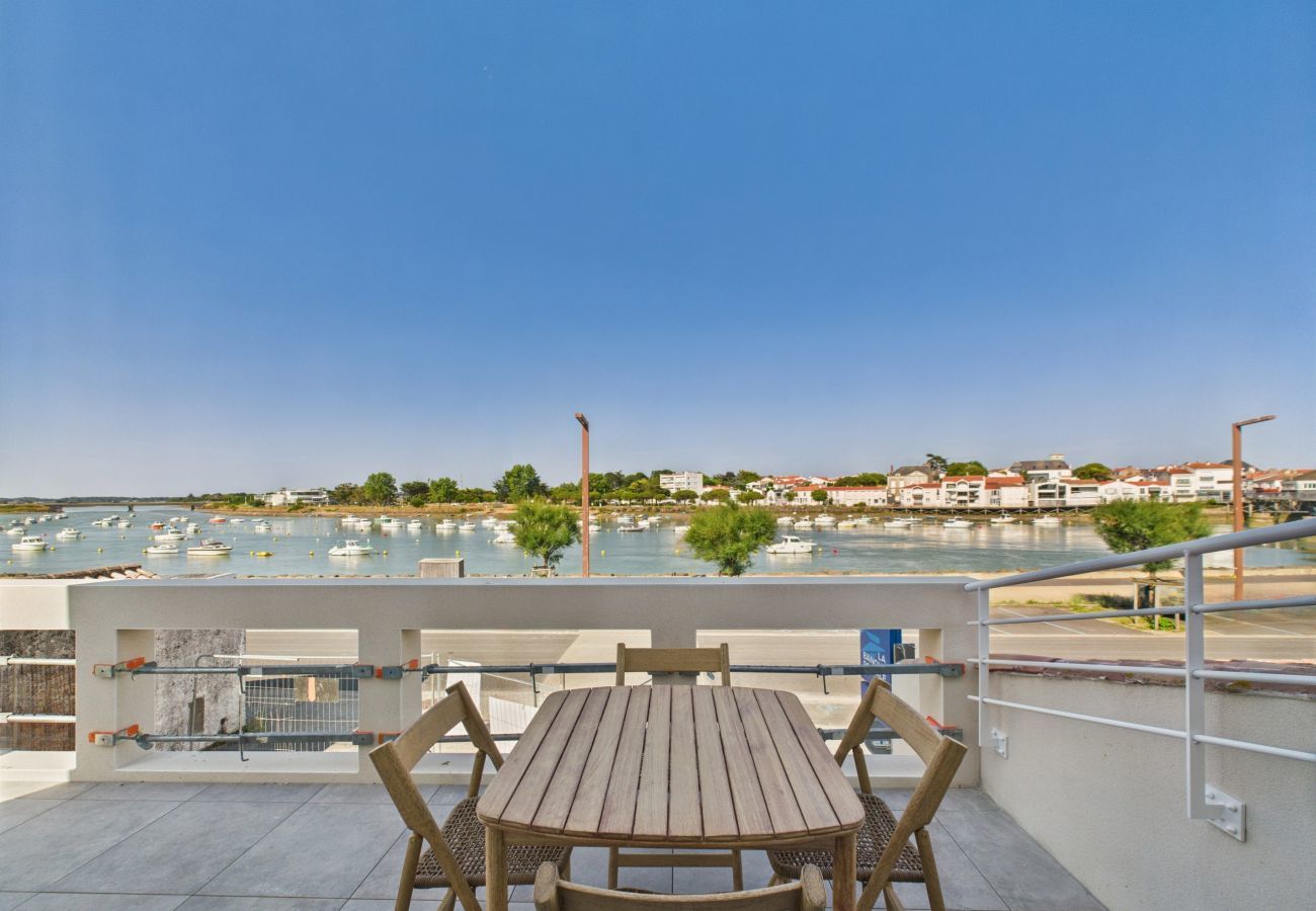 Ferienwohnung in Saint-Gilles-Croix-de-Vie - Meerblick – Schöne Wohnung mit Balkon für 8