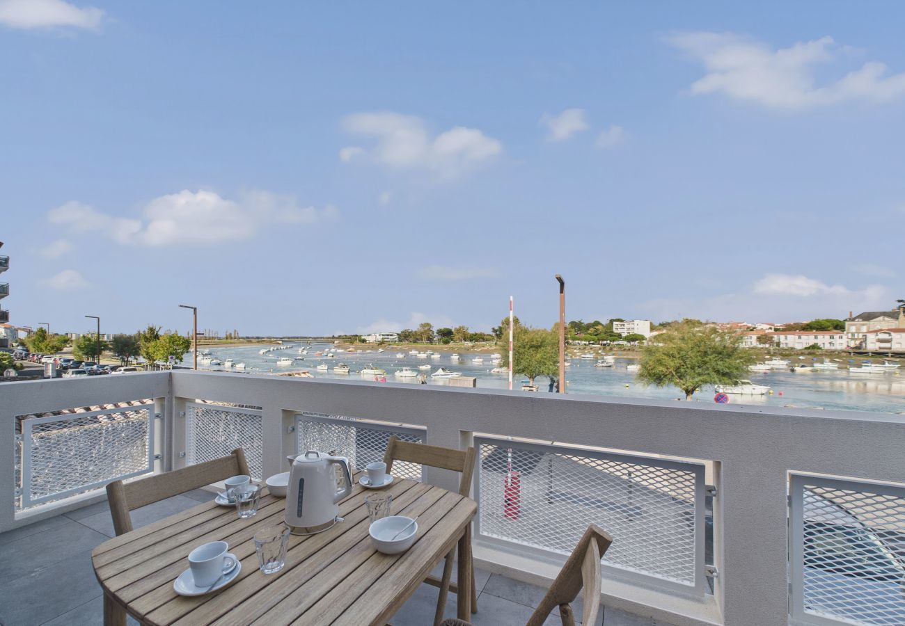 Ferienwohnung in Saint-Gilles-Croix-de-Vie - Meerblick – Schöne Wohnung mit Balkon für 8