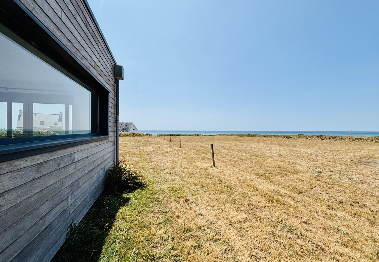 Ferienhaus in Plovan - Meerblick, Strandzugang, 6 Erwachsene 1 Kind