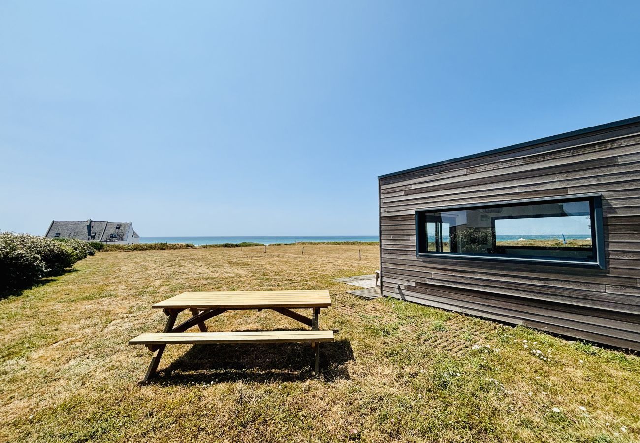 Ferienhaus in Plovan - Meerblick, Strandzugang, 6 Erwachsene 1 Kind