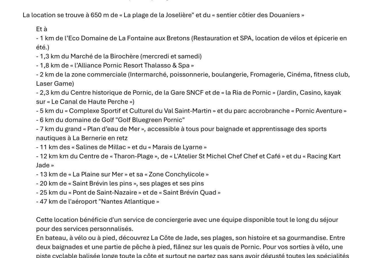 Ferienhaus in Pornic - Haus für 5, 650 m vom Strand entfernt