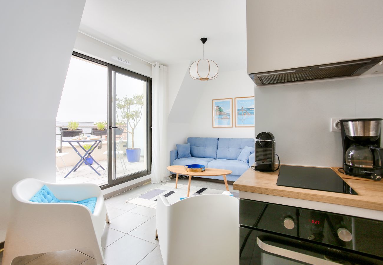 Studio in Dinard - Aufenthalt für 2, Balkon, 700m vom Strand entfernt