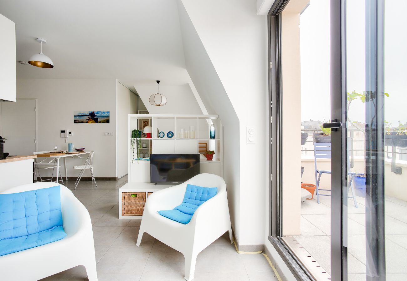 Studio in Dinard - Aufenthalt für 2, Balkon, 700m vom Strand entfernt