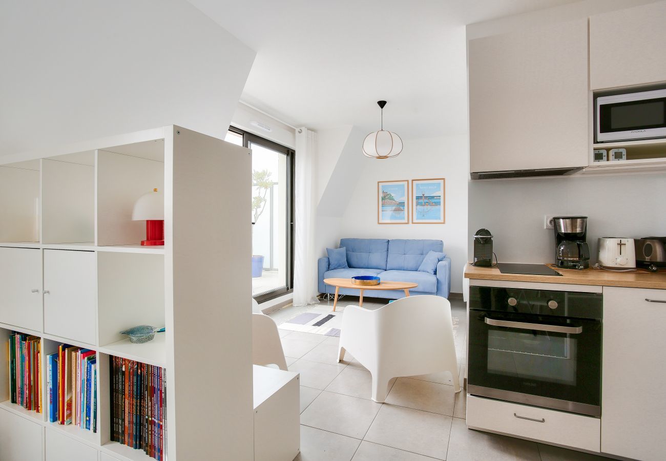 Studio in Dinard - Aufenthalt für 2, Balkon, 700m vom Strand entfernt