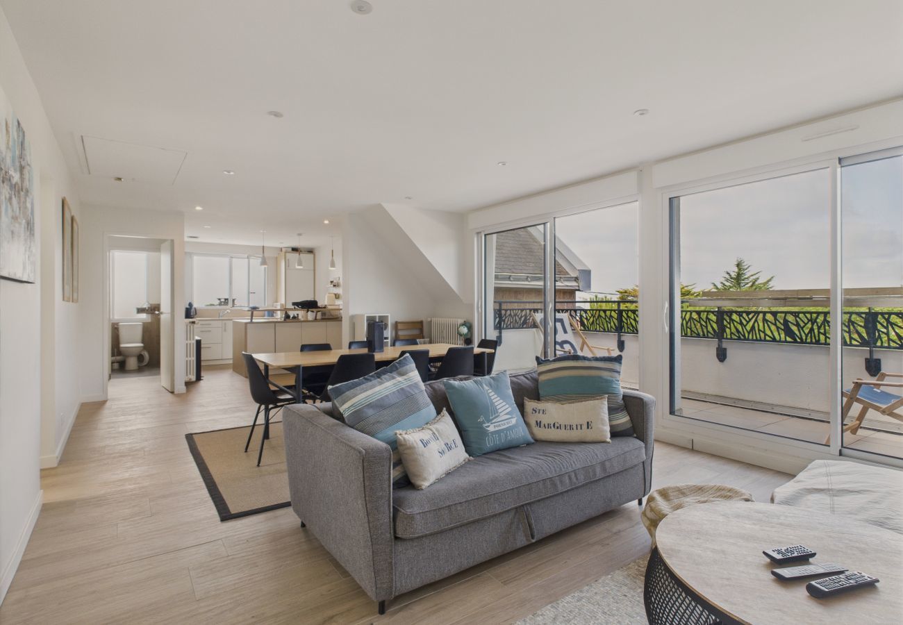 Ferienwohnung in Pornichet - 250 m zum Strand, FeWo 4 Erw. / 4 Kinder