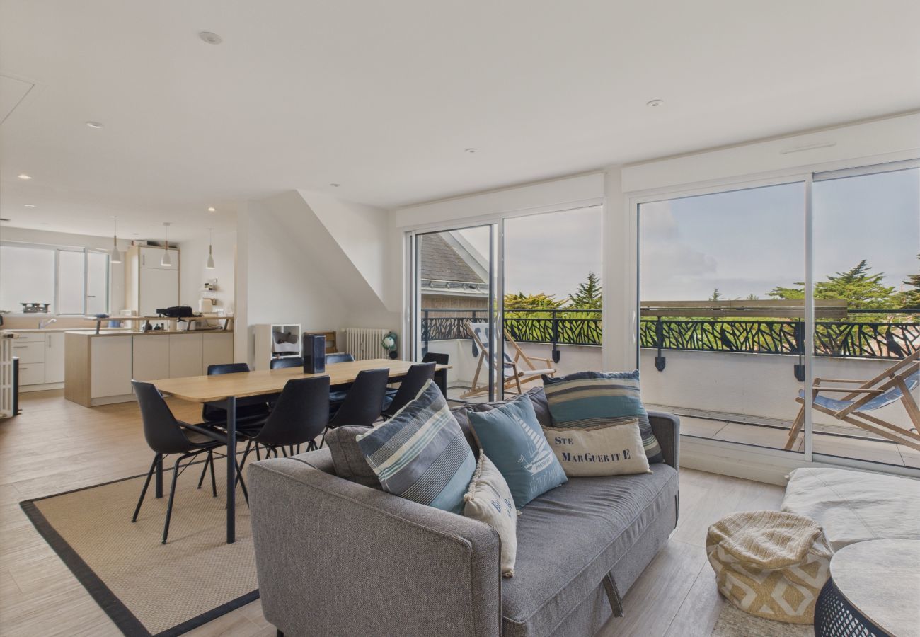 Ferienwohnung in Pornichet - 250 m zum Strand, FeWo 4 Erw. / 4 Kinder