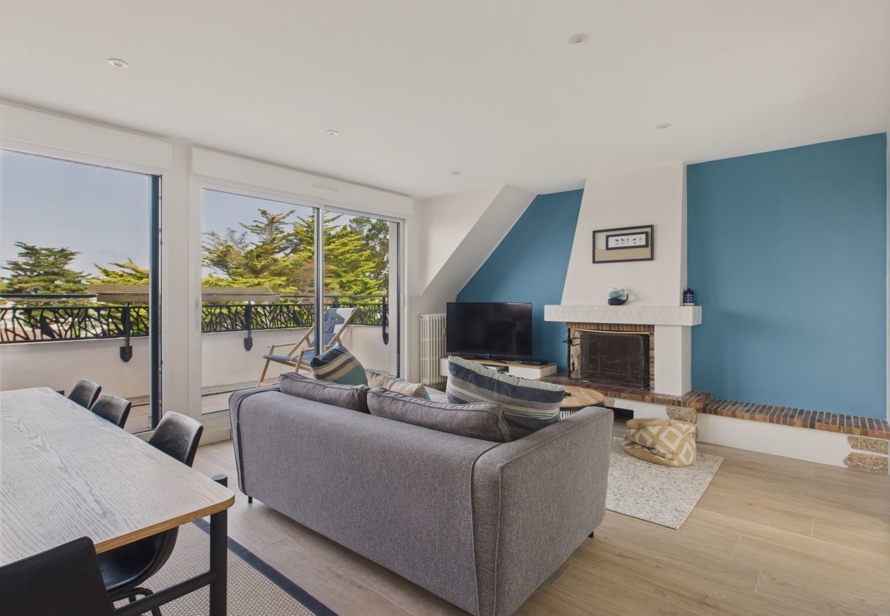 Ferienwohnung in Pornichet - 250 m zum Strand, FeWo 4 Erw. / 4 Kinder