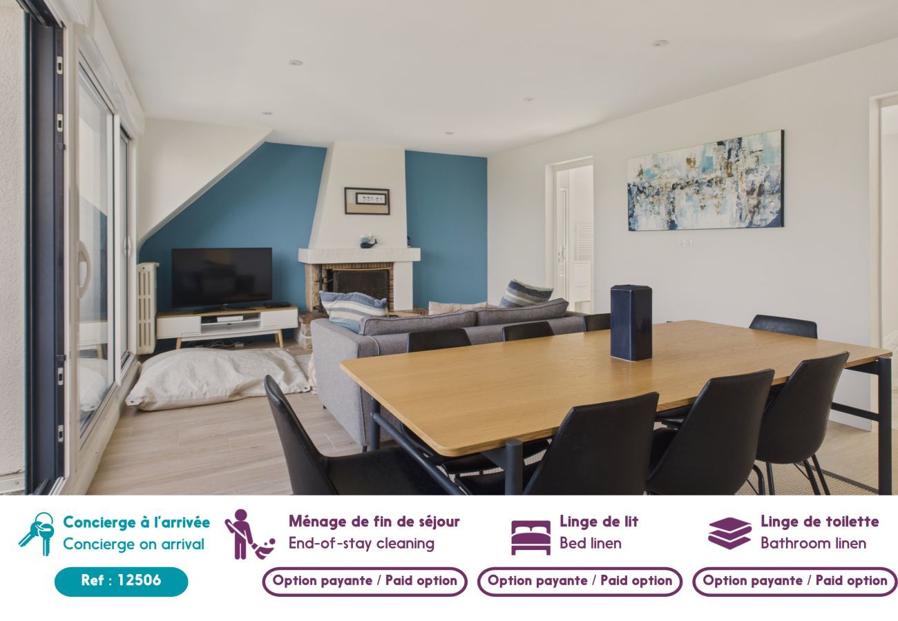 Ferienwohnung in Pornichet - 250 m zum Strand, FeWo 4 Erw. / 4 Kinder