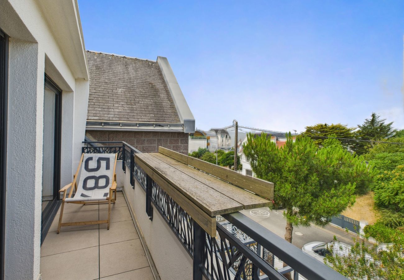 Ferienwohnung in Pornichet - 250 m zum Strand, FeWo 4 Erw. / 4 Kinder