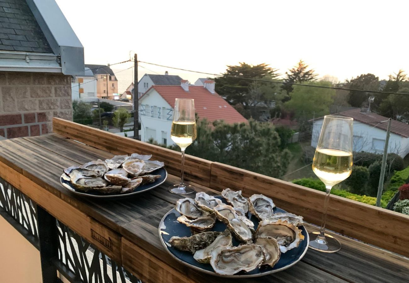 Ferienwohnung in Pornichet - 180m zum Strand, FeWo 4 Erw. / 4 Kinder