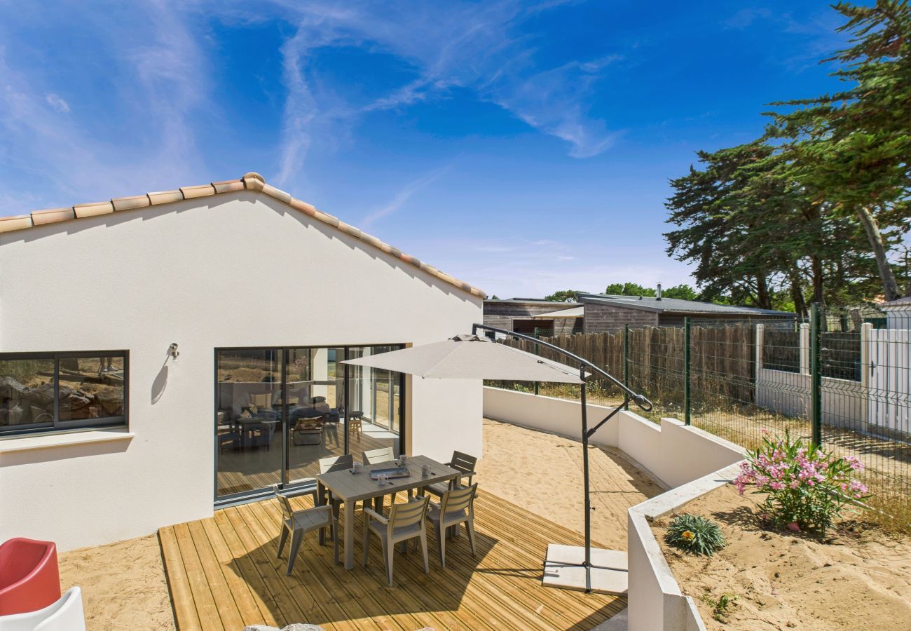 Ferienhaus in Bretignolles-sur-Mer - 500 m vom Strand - Garten - Haus für 6