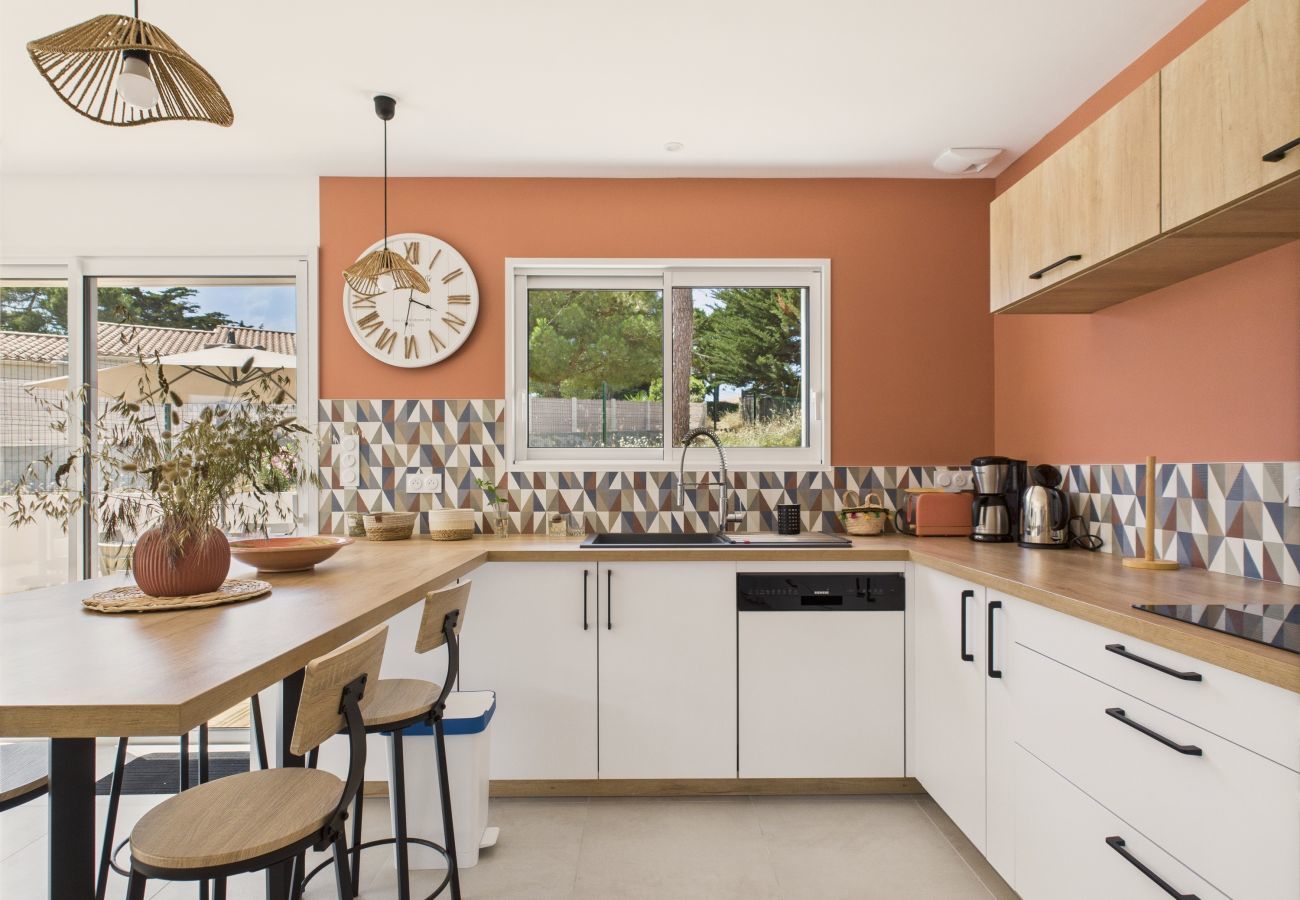 Ferienhaus in Bretignolles-sur-Mer - 500 m vom Strand - Garten - Haus für 6