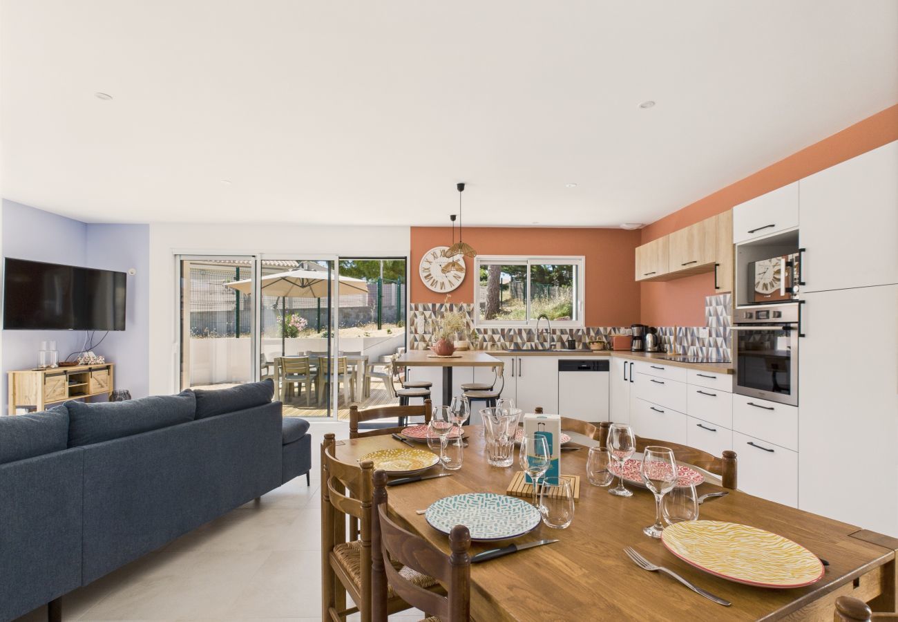 Ferienhaus in Bretignolles-sur-Mer - 500 m vom Strand - Garten - Haus für 6