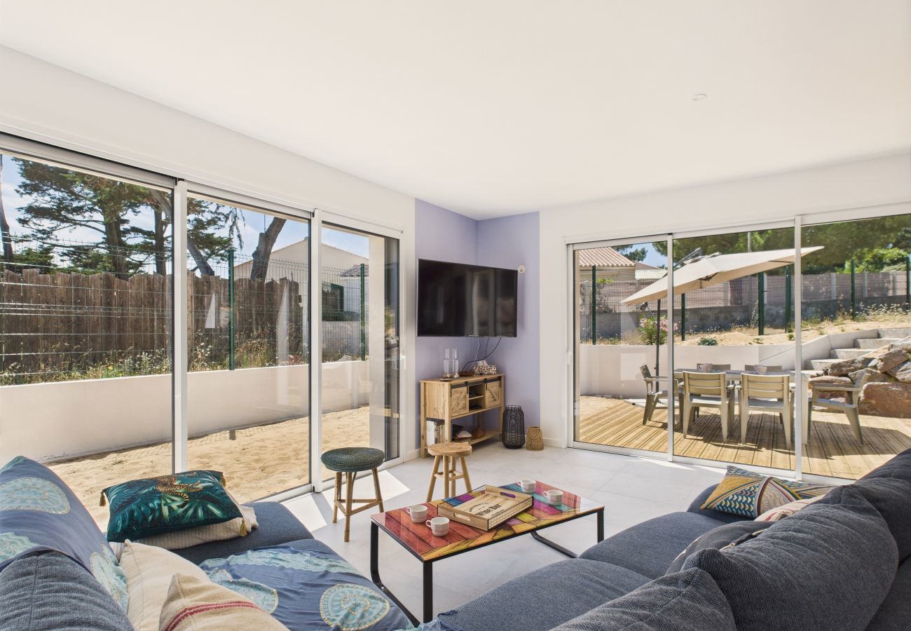 Ferienhaus in Bretignolles-sur-Mer - 500 m vom Strand - Garten - Haus für 6
