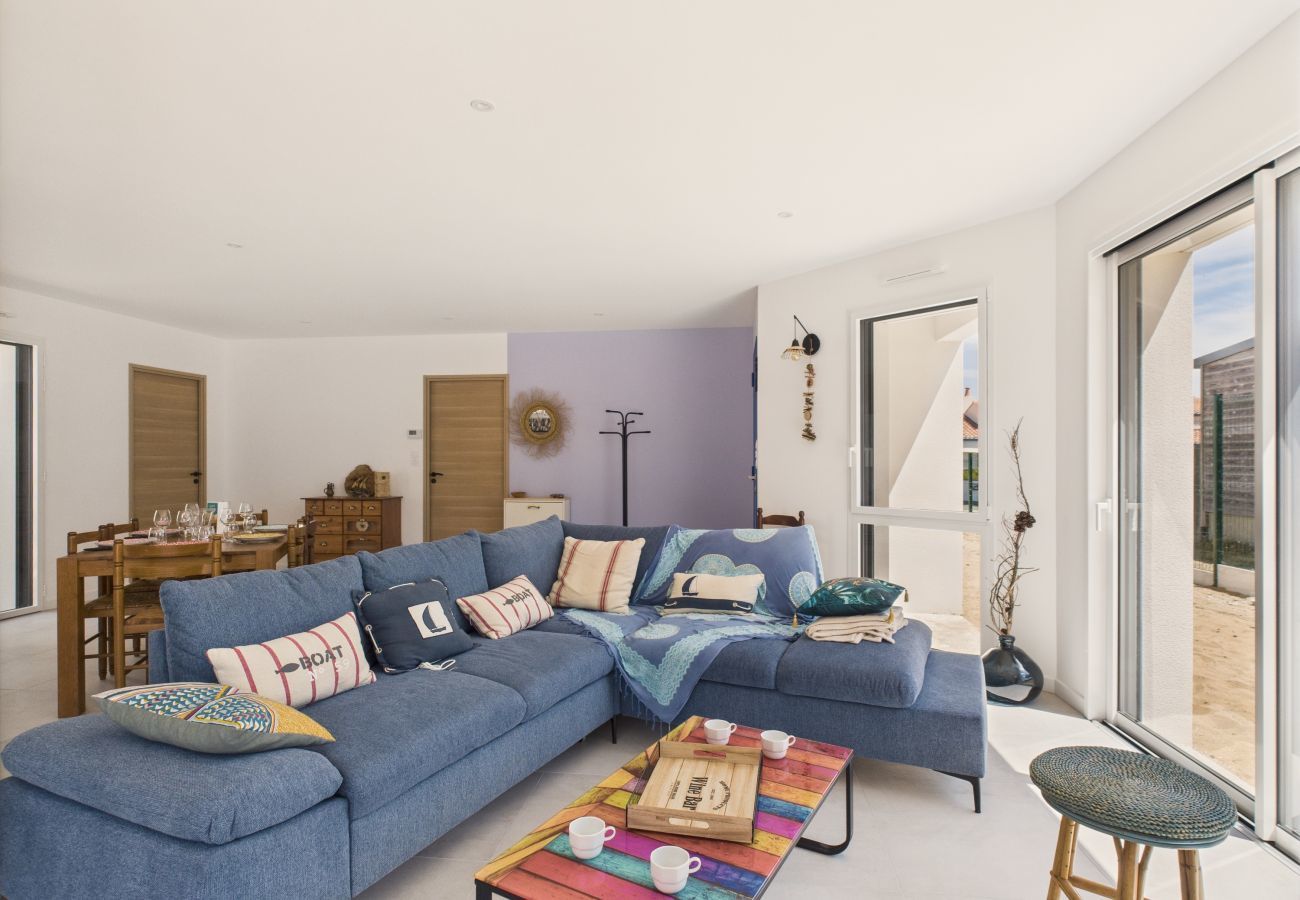 Ferienhaus in Bretignolles-sur-Mer - 500 m vom Strand - Garten - Haus für 6