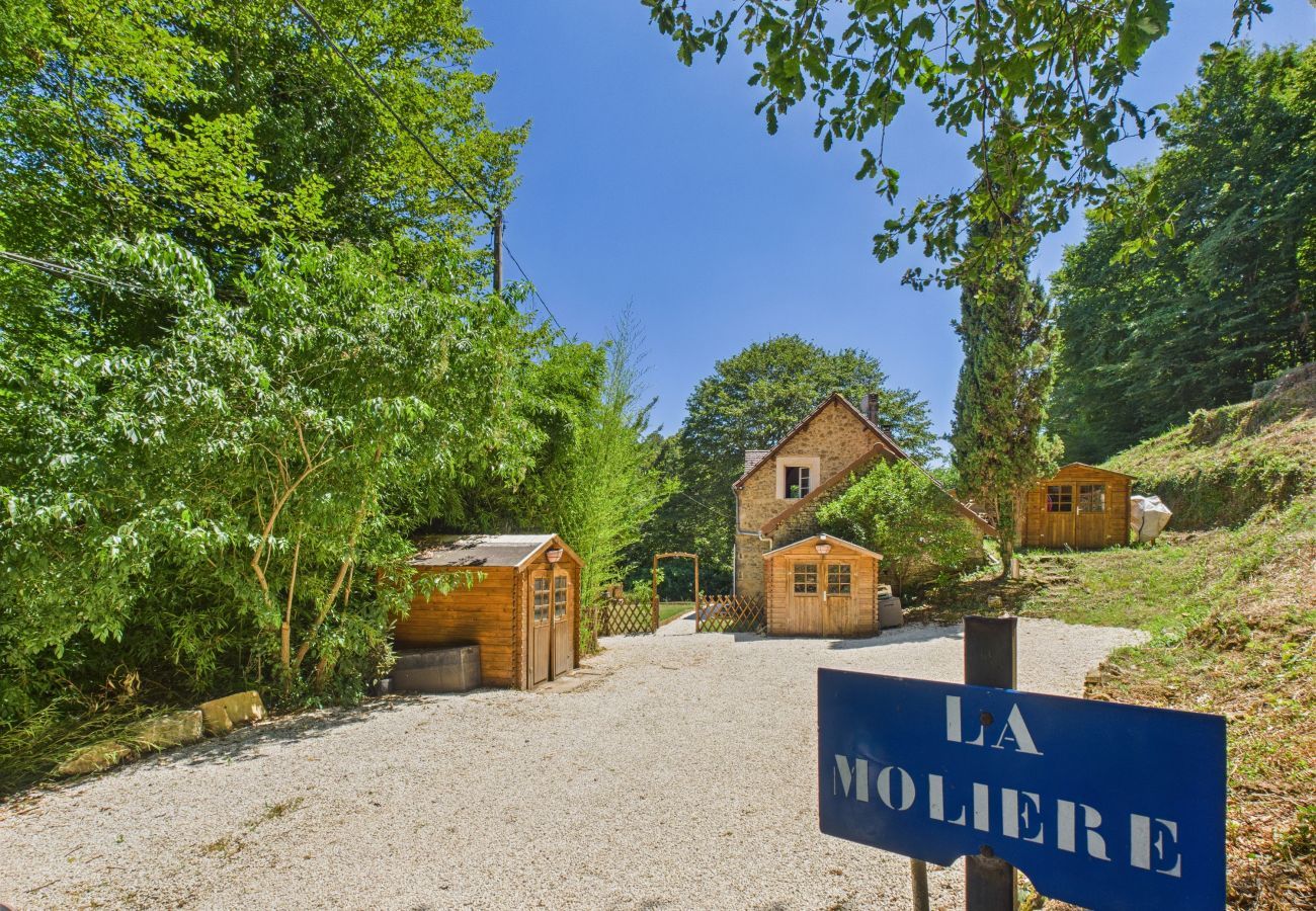 Ferienhaus in Carlux - Pool und großer Garten für 6