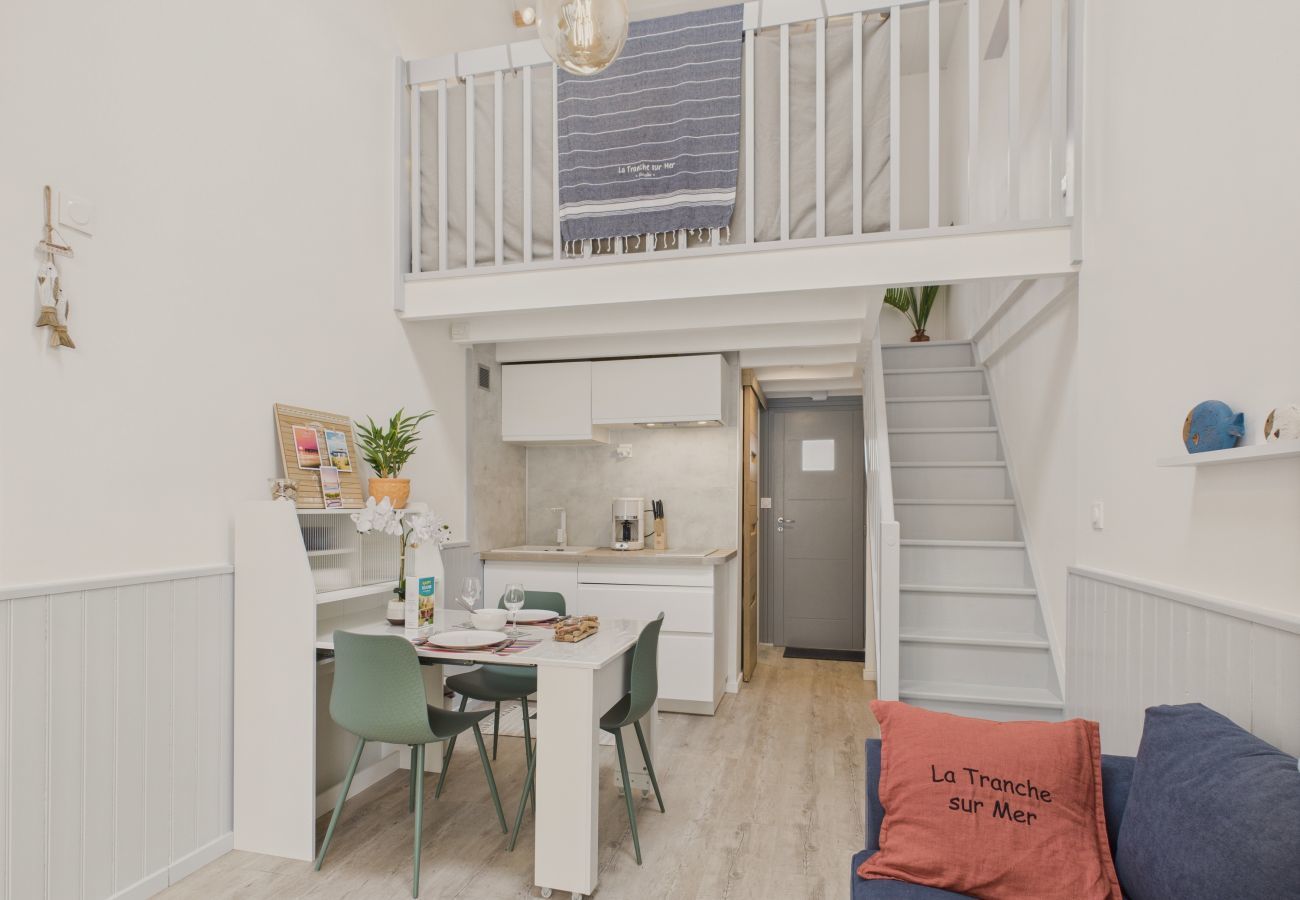 Studio in La Tranche-sur-Mer - 750 m vom Strand entfernt – Studio mit Garten für 2