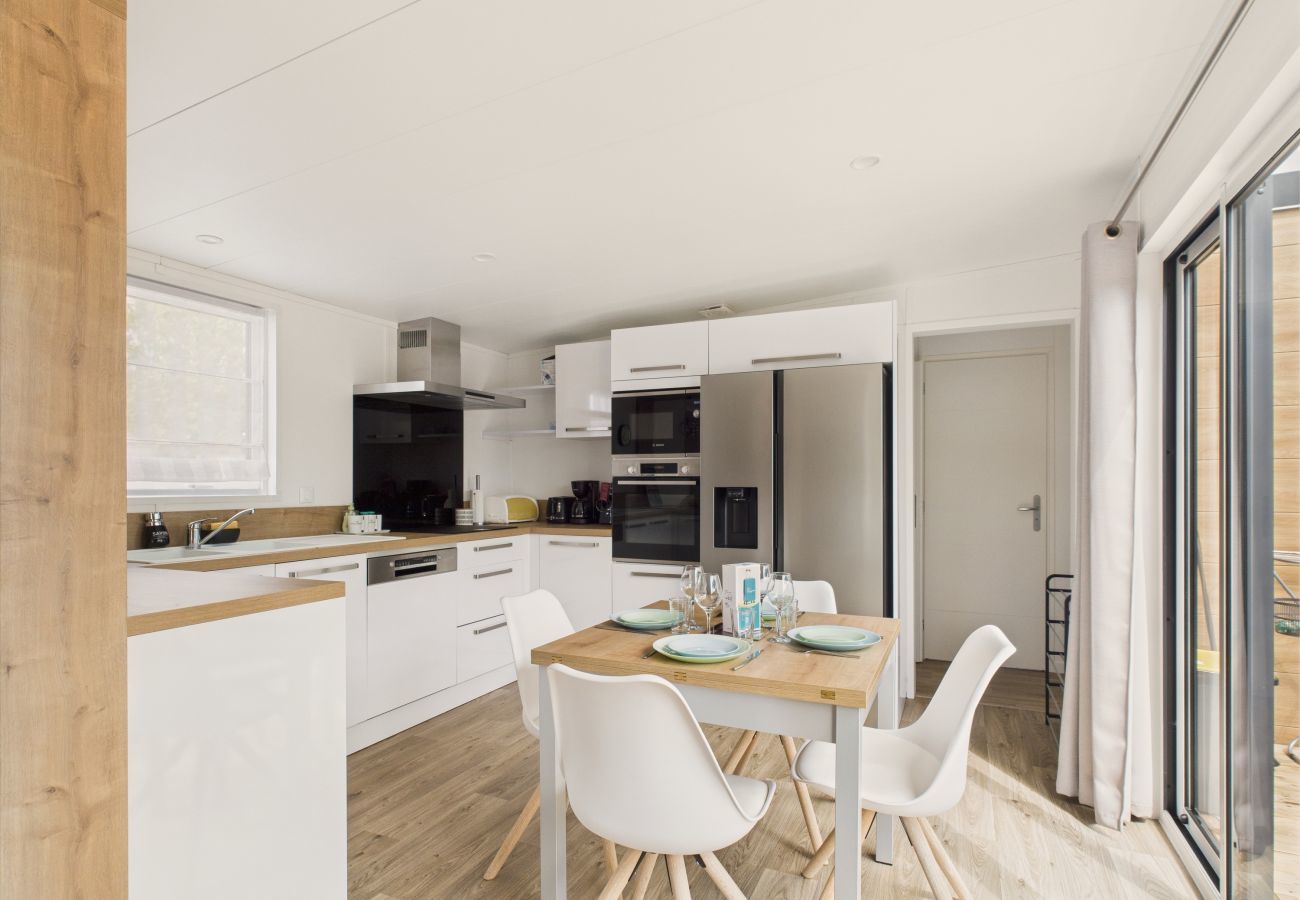 Chalet in Saint-Gilles-Croix-de-Vie - Gemeinsamer beheizter Pool - Chalet für 4