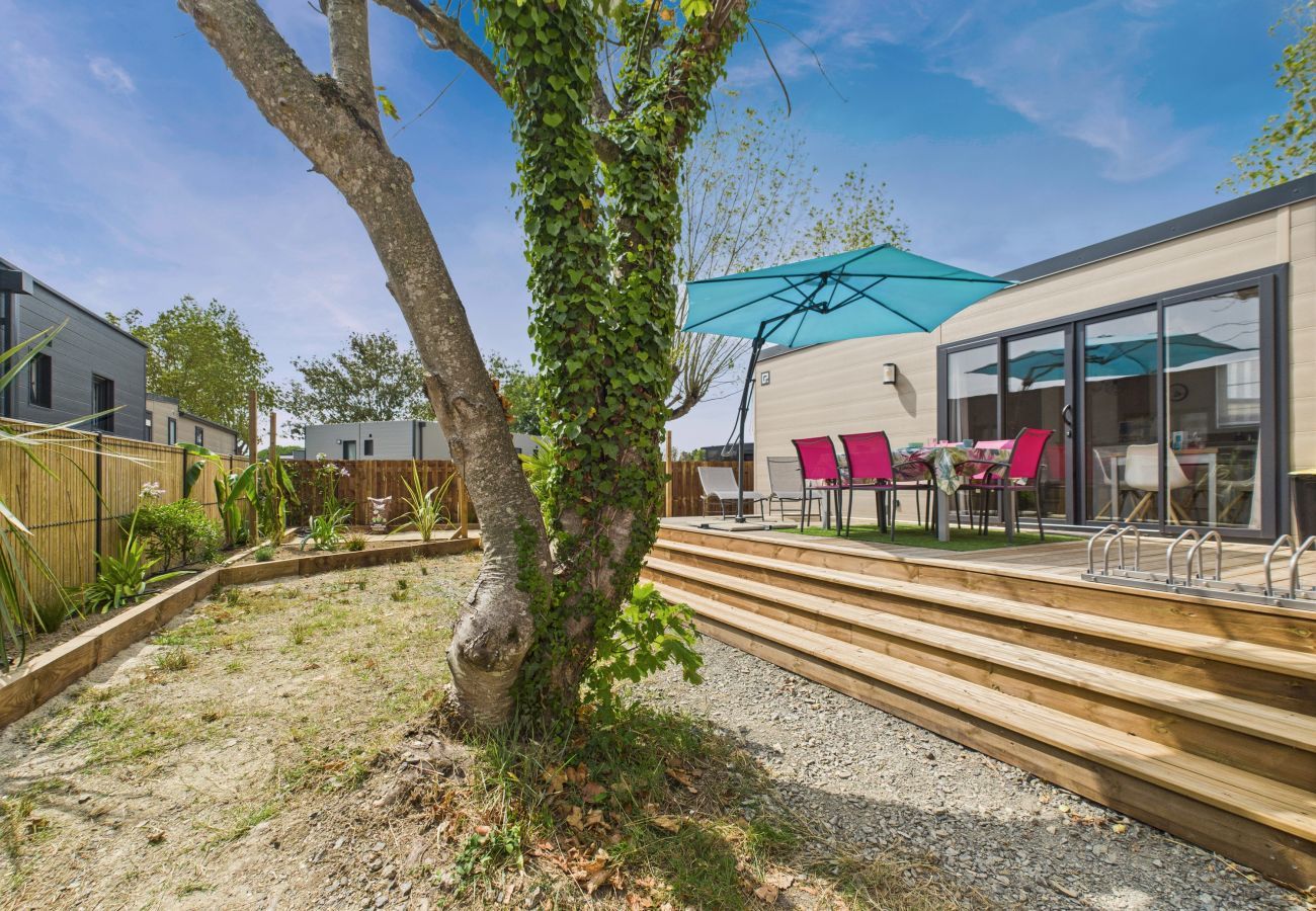 Chalet in Saint-Gilles-Croix-de-Vie - Gemeinsamer beheizter Pool - Chalet für 4