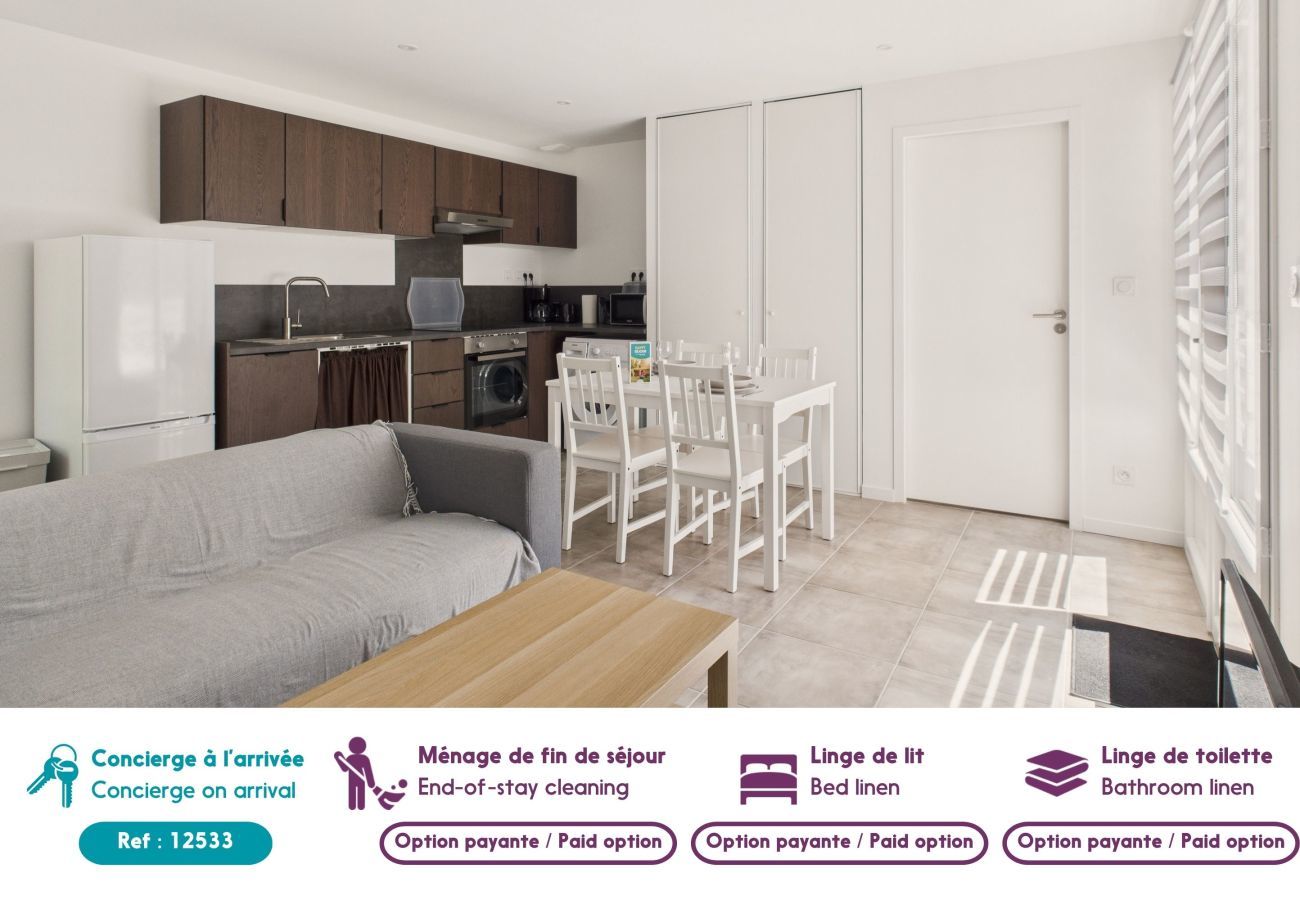 Ferienwohnung in Saint-Jean-de-Monts - Apartment für 2 in St-Jean-de-Mont mit Garten
