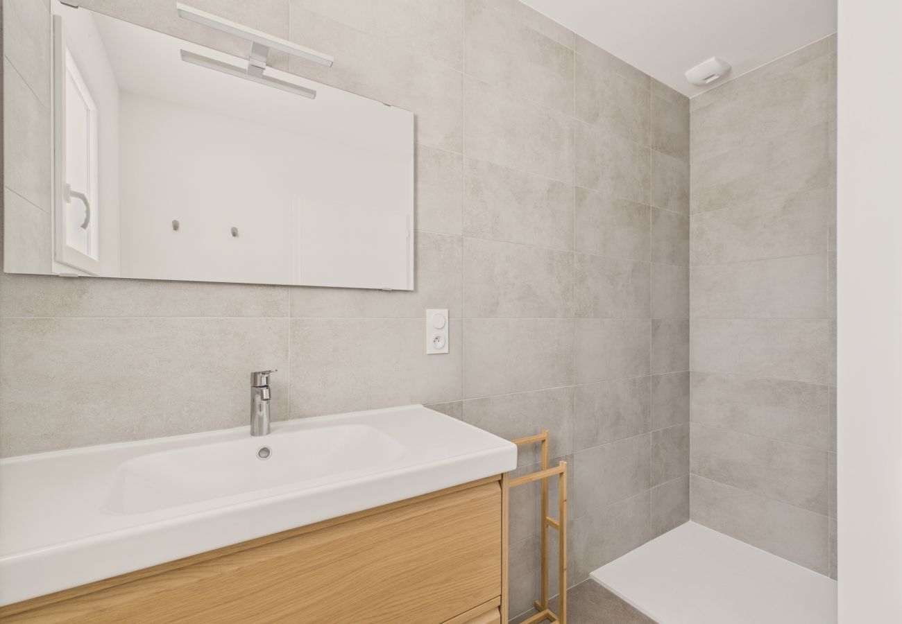 Ferienwohnung in Saint-Jean-de-Monts - Apartment in St-Jean-de-Mont für 4 - Garten