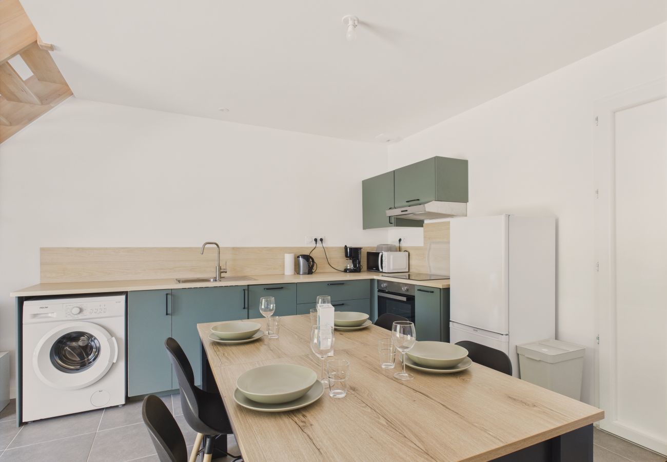 Ferienwohnung in Saint-Jean-de-Monts - Apartment in St-Jean-de-Mont für 4 - Garten
