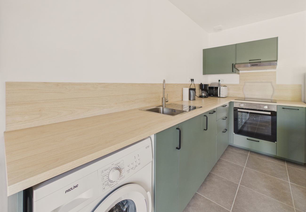 Ferienwohnung in Saint-Jean-de-Monts - Apartment in St-Jean-de-Mont für 4 - Garten