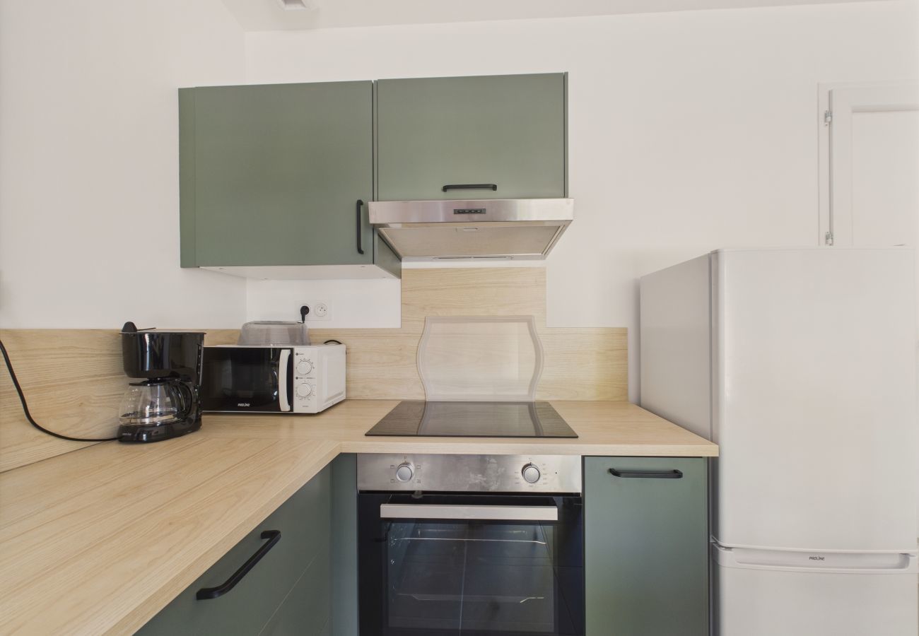 Ferienwohnung in Saint-Jean-de-Monts - Apartment in St-Jean-de-Mont für 4 - Garten