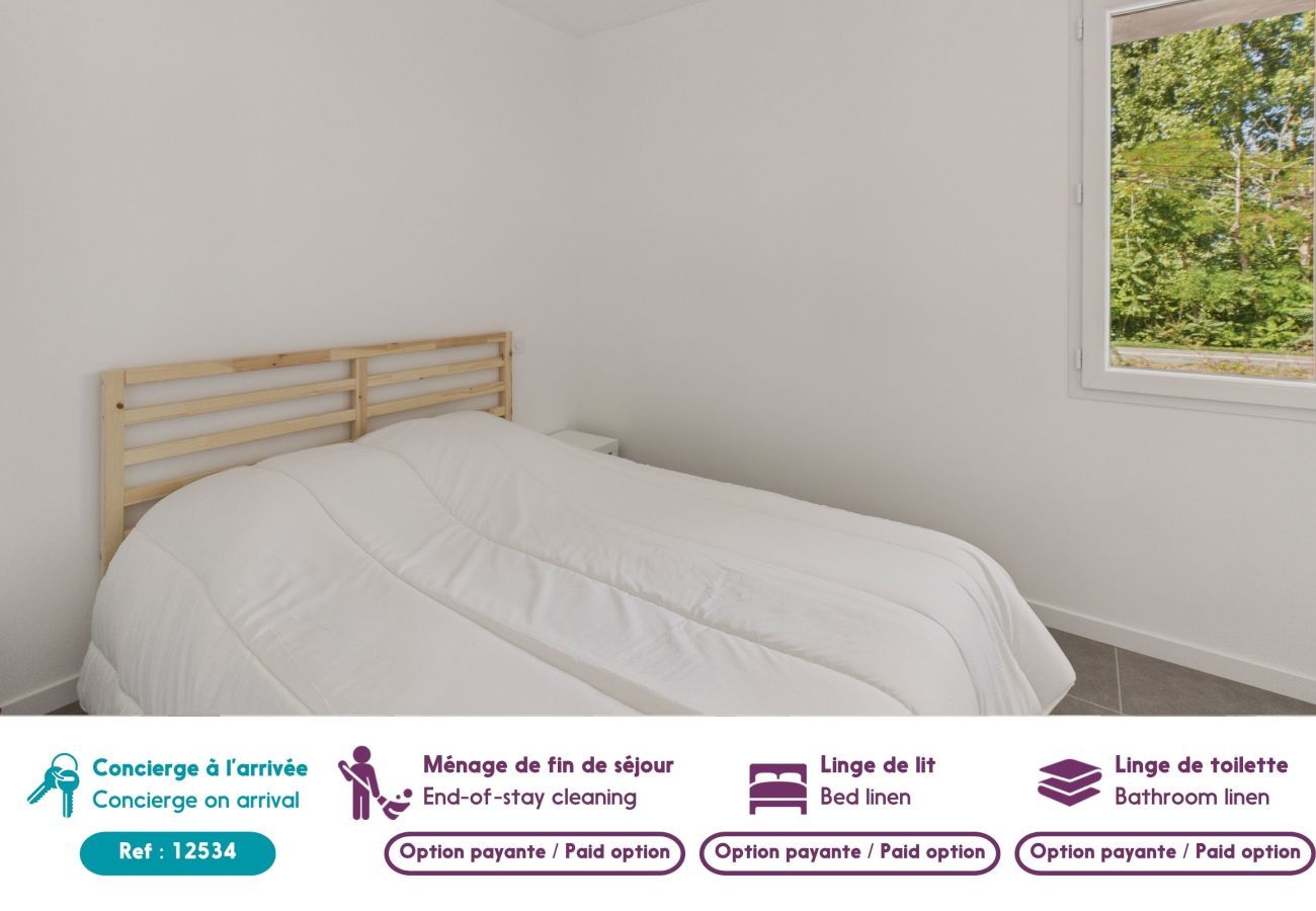 Ferienwohnung in Saint-Jean-de-Monts - Apartment in St-Jean-de-Mont für 4 - Garten