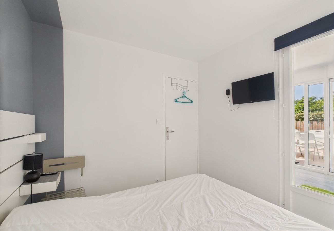 Ferienwohnung in Saint-Hilaire-de-Riez - 20 m vom Strand, Apartment für 4, Terrasse