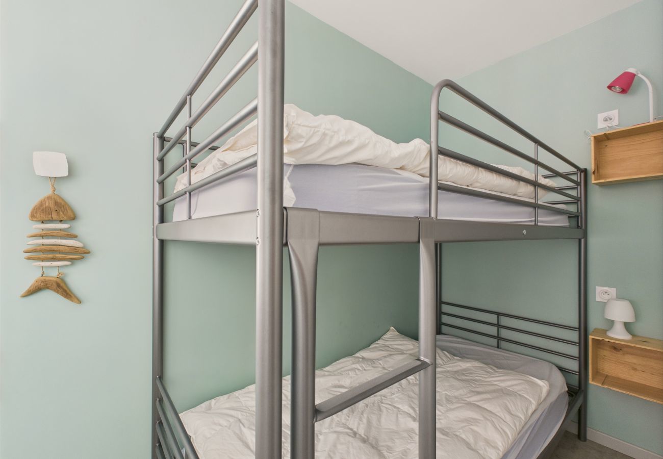 Ferienwohnung in Saint-Hilaire-de-Riez - 20 m vom Strand, Apartment für 4, Terrasse