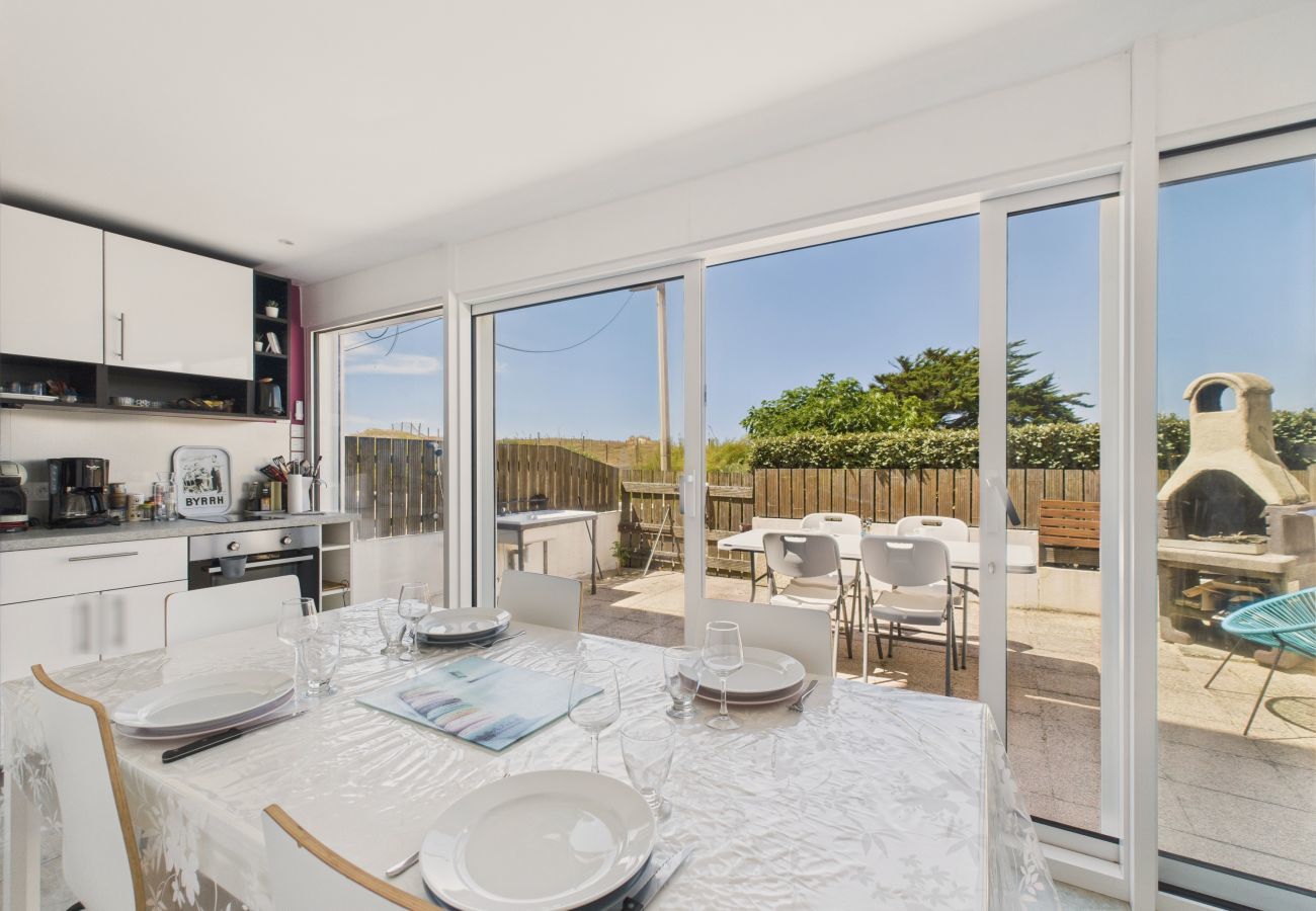 Ferienwohnung in Saint-Hilaire-de-Riez - 20 m vom Strand, Apartment für 4, Terrasse