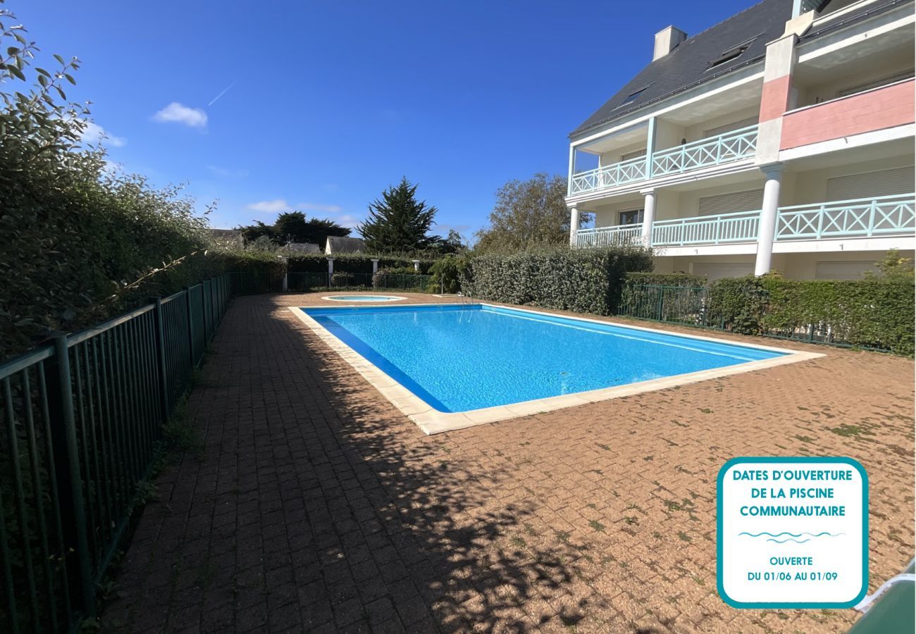 Ferienwohnung in Guérande - Wohnung mit Gemeinschaftspool für 4