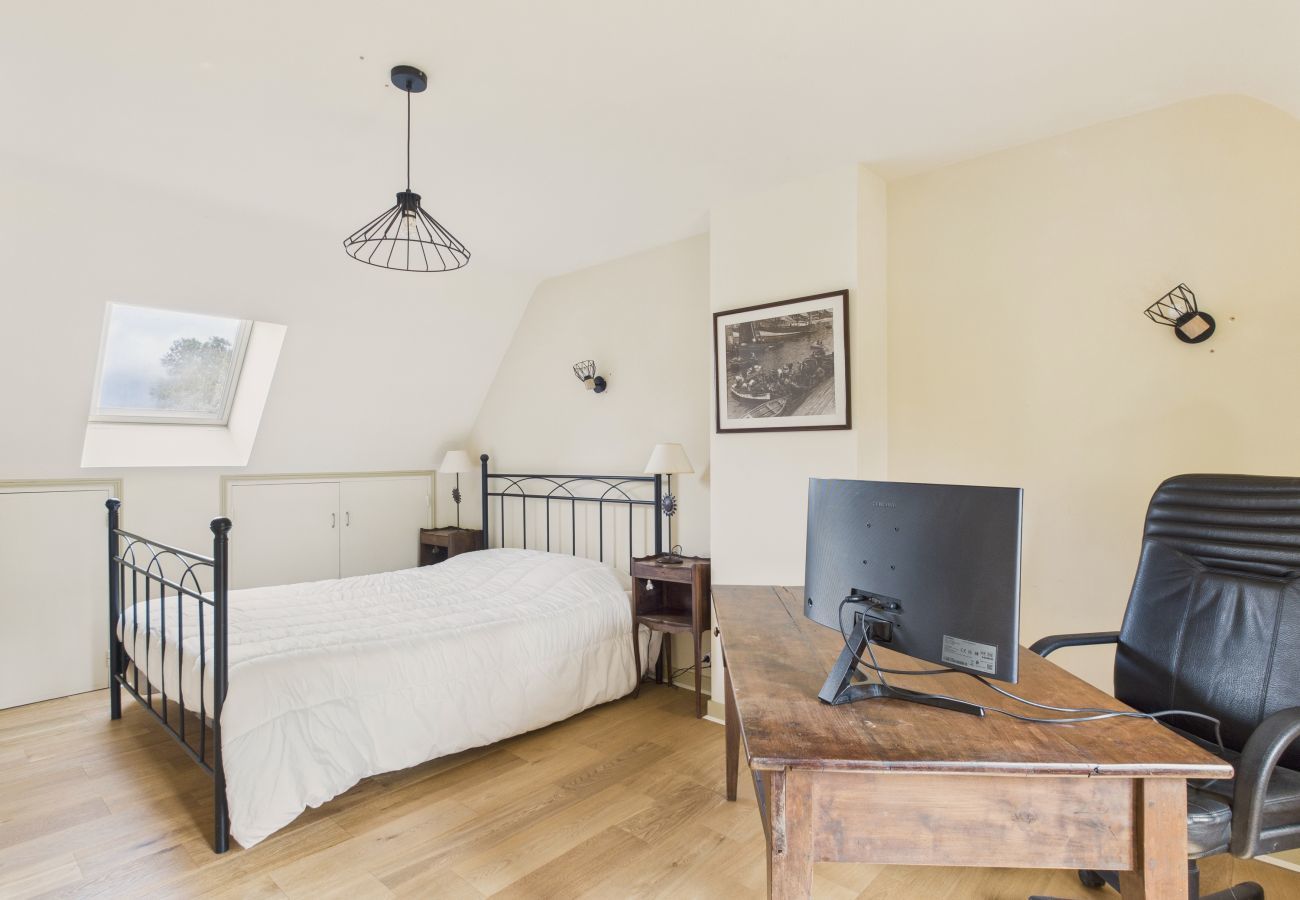 Ferienhaus in Névez - Strand 800m entfernt, Haus für 11 mit Garten