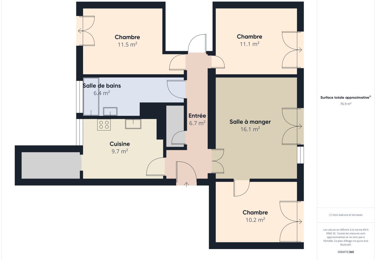 Ferienwohnung in Concarneau - Im Stadtzentrum – Wohnung  6 Personen