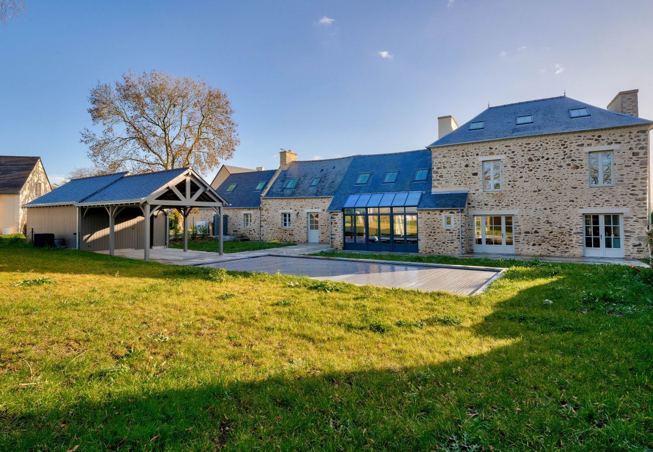 Ferienhaus in Tréméreuc - Haus für 12 mit großem Garten und Swimmingpool