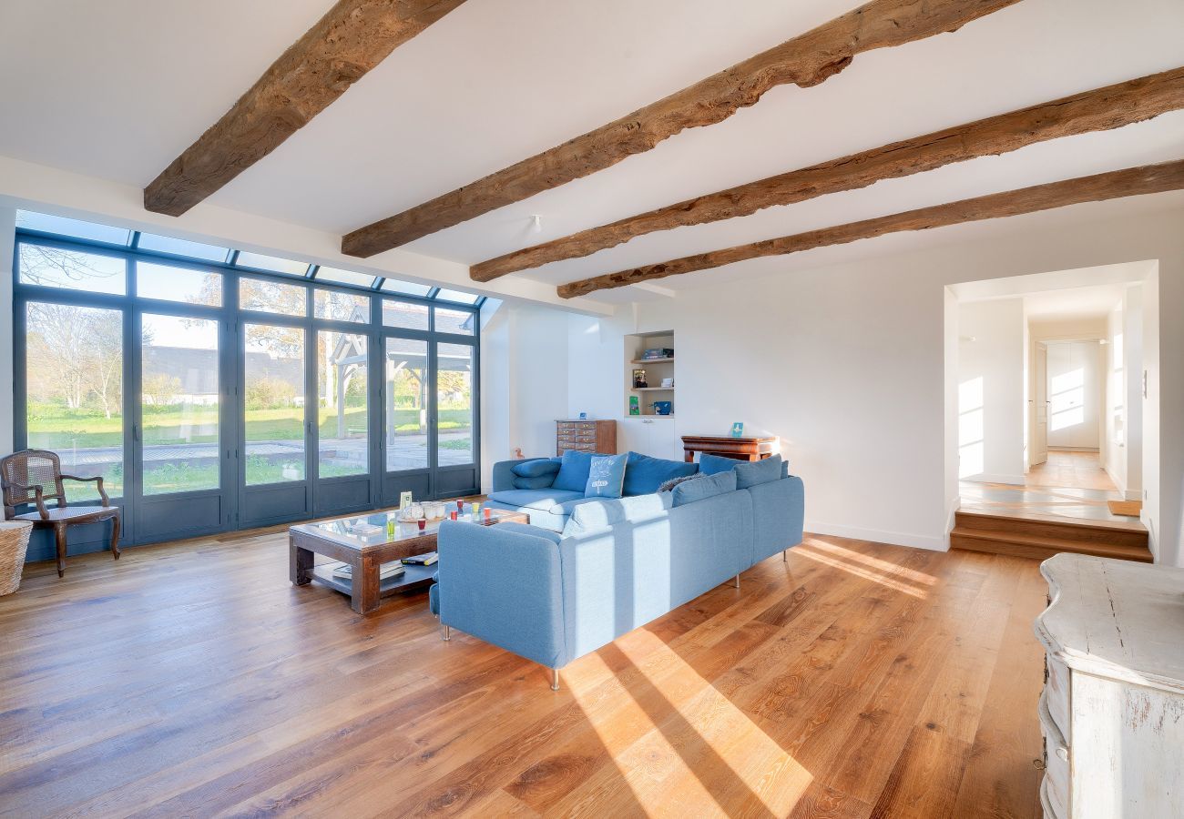 Ferienhaus in Tréméreuc - Haus für 12 mit großem Garten und Swimmingpool