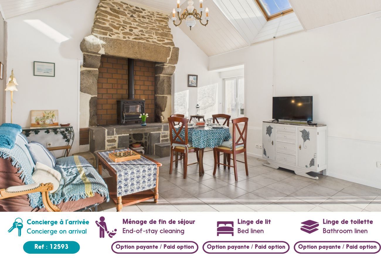 Ferienhaus in Plouguerneau - Ideal für 2 auf dem Land mit Garten