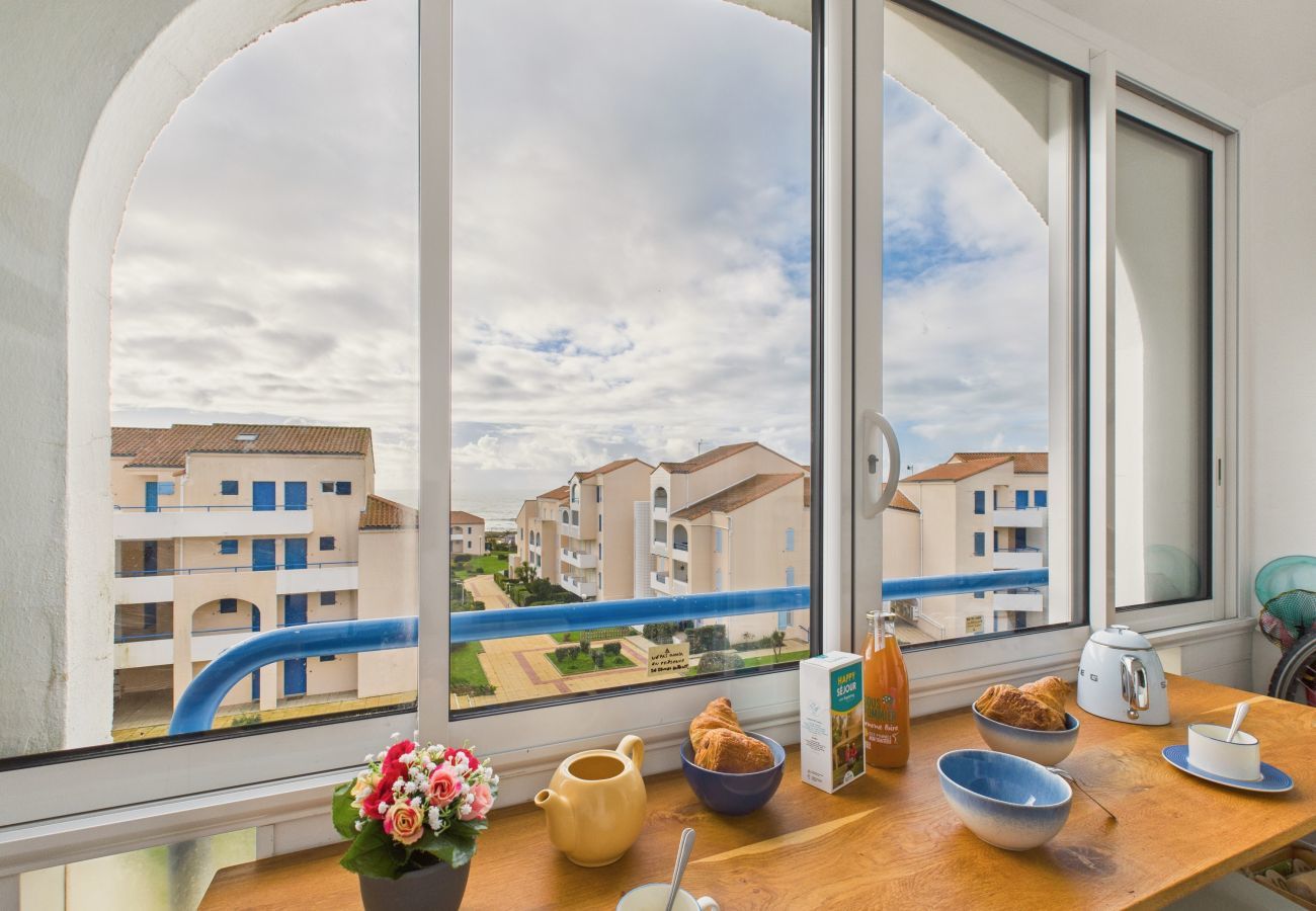 Ferienwohnung in Les Sables-d´Olonne - Meerblick Apt 900m zum Strand für 3