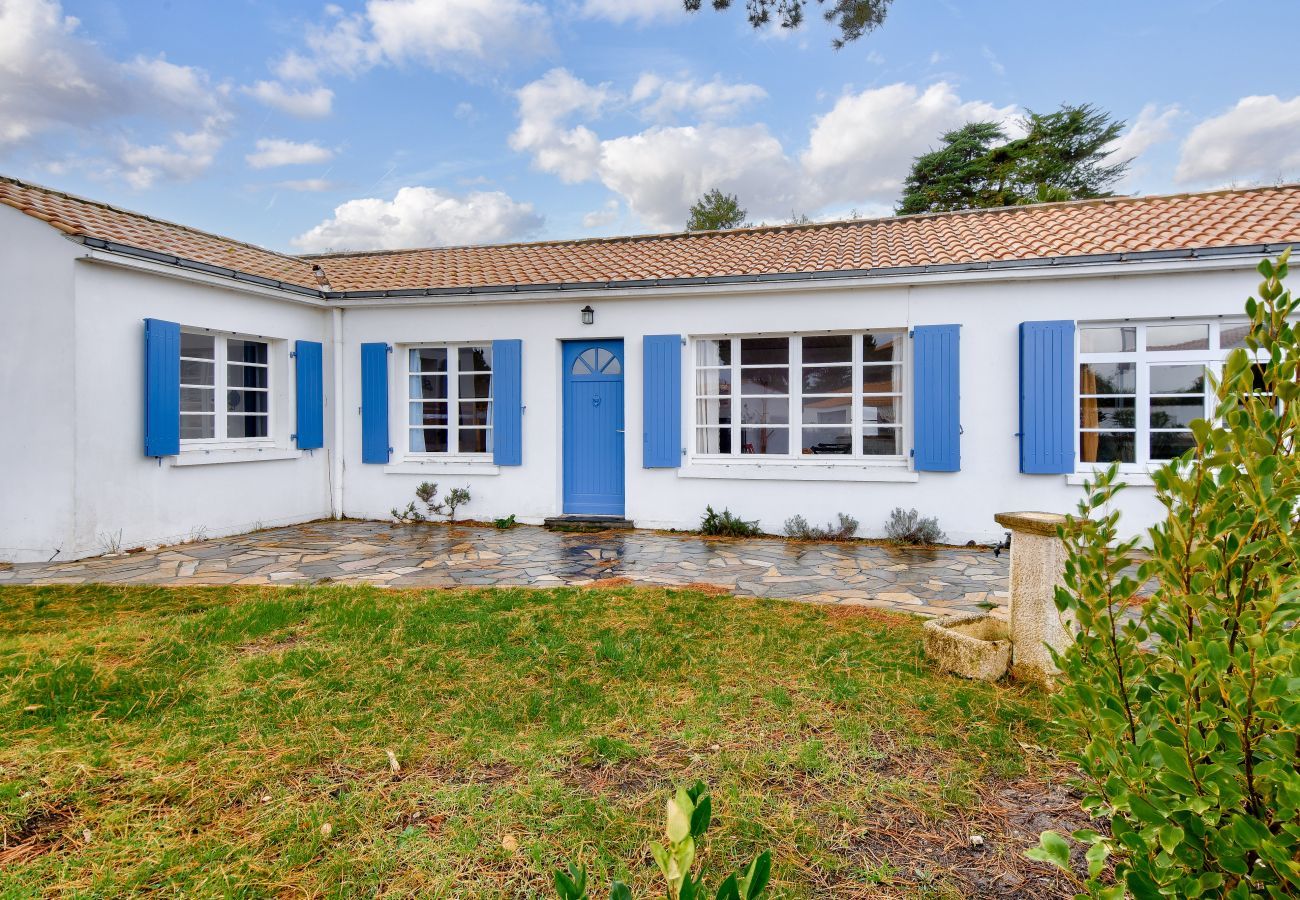 Ferienhaus in La Guérinière - Haus für 10 mit pool, 600 m vom Strand entfernt