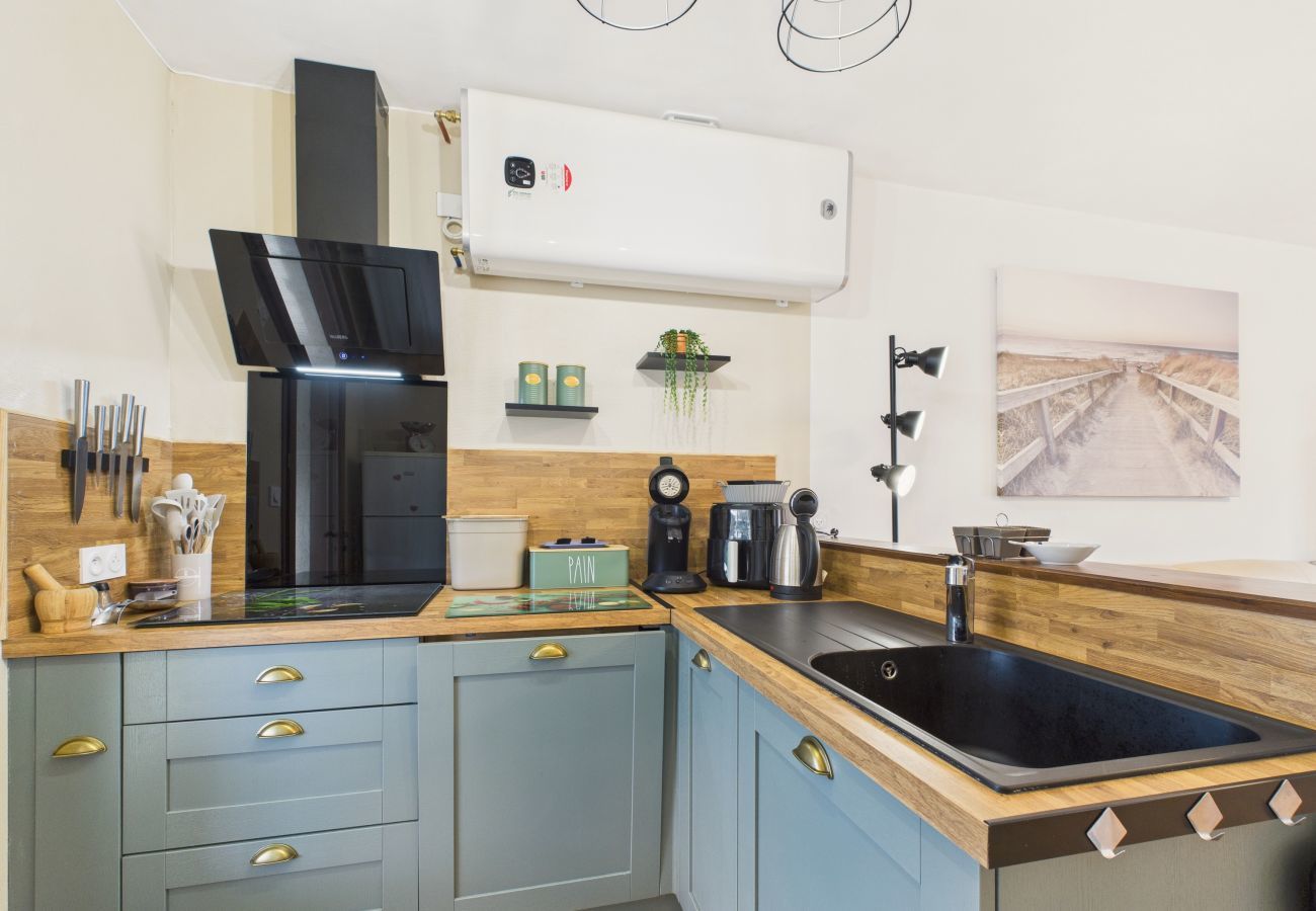 Ferienhaus in Saint-Vincent-sur-Jard - 500m Strand, Haus mit Garten für 6