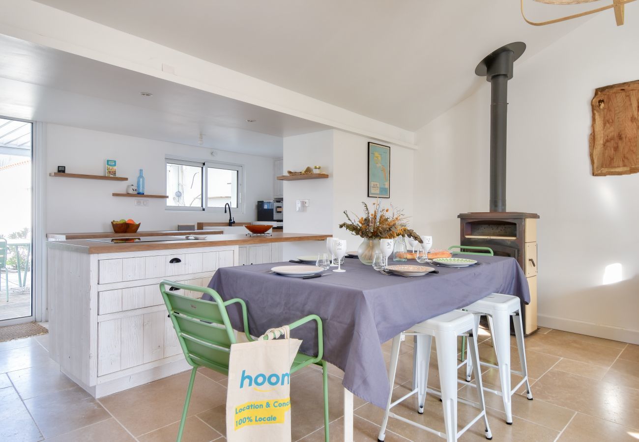 Ferienhaus in La Guérinière - Charmantes Haus mit Garten, 100 m vom Strand