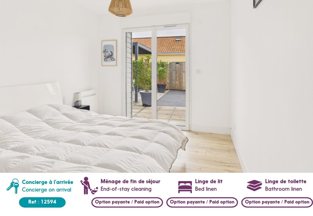 Ferienhaus in La Plaine-sur-Mer - Komfort 6 bis 800 m vom Strand entfernt